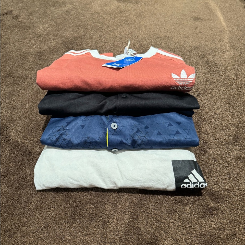 Mens Adidas Tees and Polos Bundle